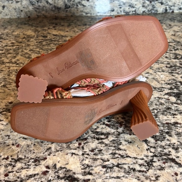 Sam Edelman Twisted Heel Macrame Sandals - Picture 13 of 13